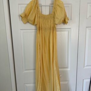 Doen Yellow Maxi Dress